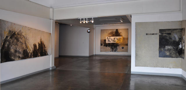 Gesture on Felt (painting & performance) 2011